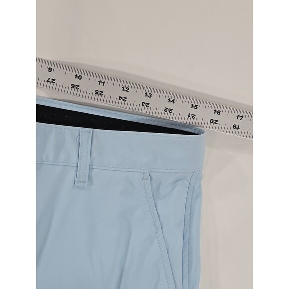 Kenneth Cole Golf Men's Baby Blue Golf Shorts Size 32 Athletic Flat Front - Picture 6 of 10